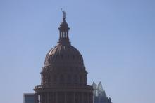 View of the top of the Capitol