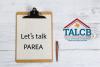 LET'S TALK PAREA-- TEXAS APPRAISER LICENSING AND CERTIFICATION BOARD (TALCB)